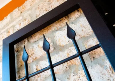 inferiate di sicurezza grigio antracite moderne in stile antico corona serramenti torino