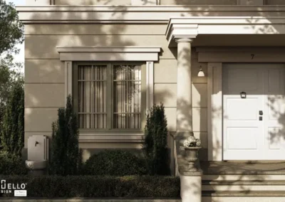 porta blindata da esterno a risparmio energetico bianca in stile antico corona serramenti