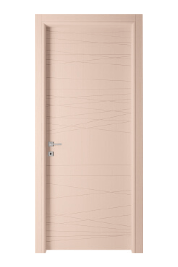 porta da interno moderna colore rosa incisa laccato alder corona serramenti 1925 torino
