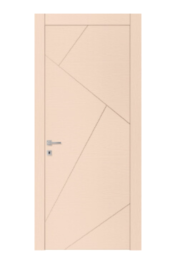 porta d'interni moderna laccato frassino colore rosa chiaro corona serramenti 1925 torino 10.08.49