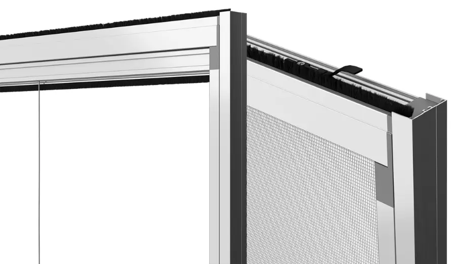 zanzariera moderna modello skat cassonetto e maniglia 1 by primed